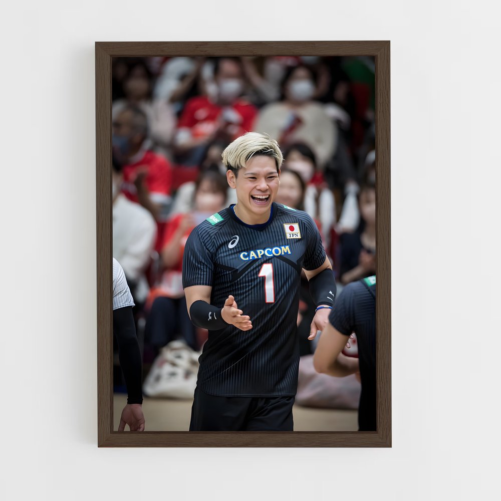Poster Le Sourire Éclatant – affiche Volleyball (vue 5)